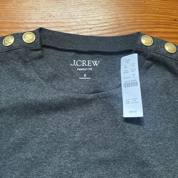 JCrew Perfect Fit Long Sleeved Crew Neck T-Shirt - Picture 5 of 6